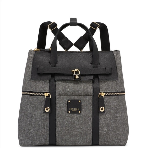 henri bendel canvas backpack